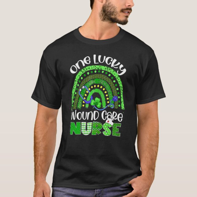 Camiseta Una enfermera Stethoscope St Patrick (Anverso)