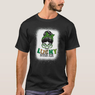 Camiseta Una Enfermera Suertuda Enferma A Un Desordenado Bu