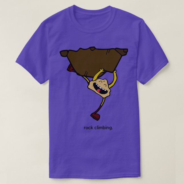 Camiseta Una escalada en roca (Diseño del anverso)
