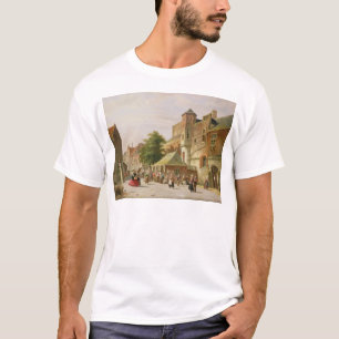 Camiseta Una escena de la calle en Amsterdam