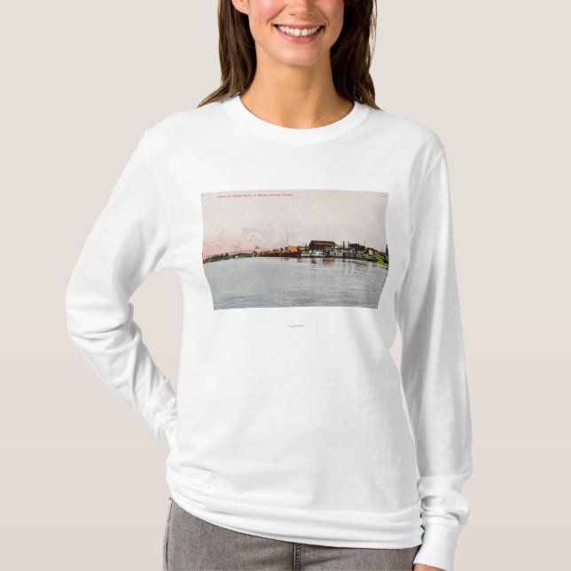 Camiseta Una escena del río de Skagit (Anverso)