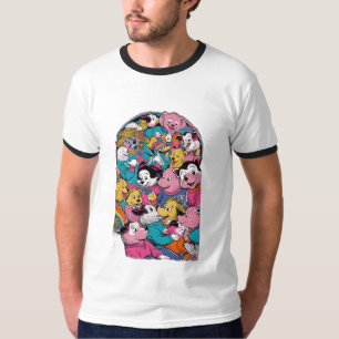 Camiseta Una escena famosa recreada pero con animales