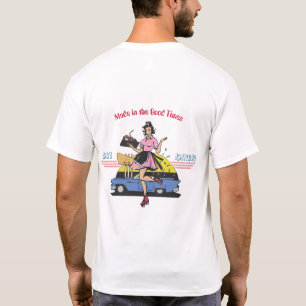 Camiseta Una escena retro de 'Buenos tiempos' de los 50