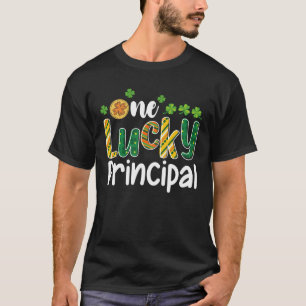 Camiseta Una escuela principal afortunada el día de San Pat