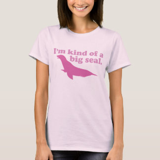 Camiseta Una especie de rosa de foca grande