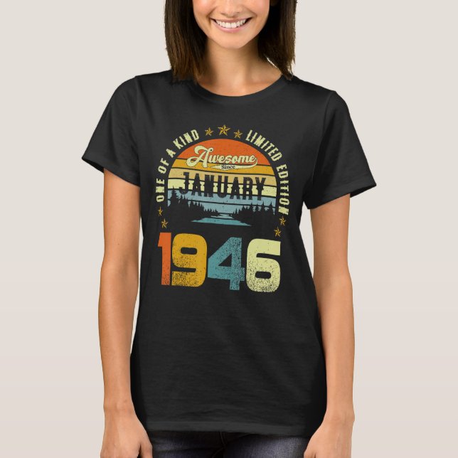 Camiseta Una Especie Increíble Desde Enero De 1946 (Anverso)