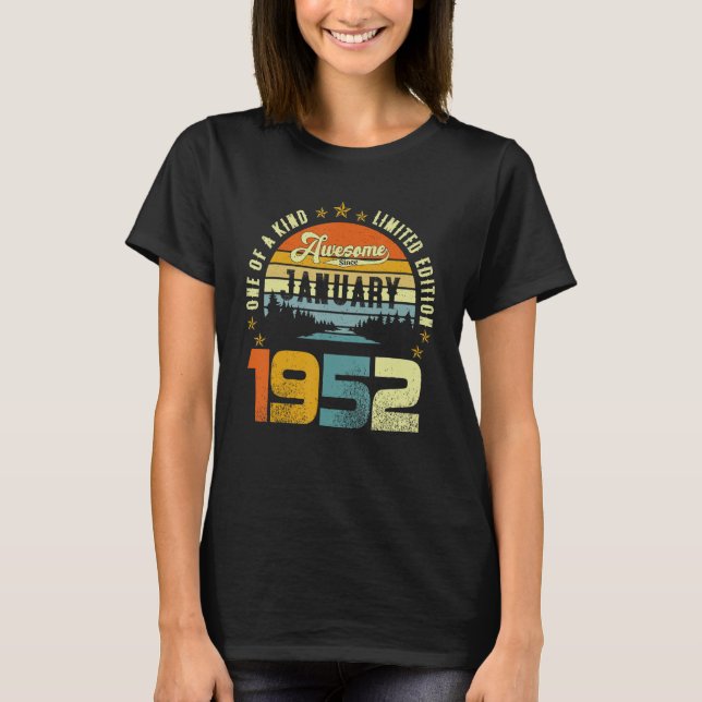 Camiseta Una Especie Increíble Desde Enero De 1952 (Anverso)