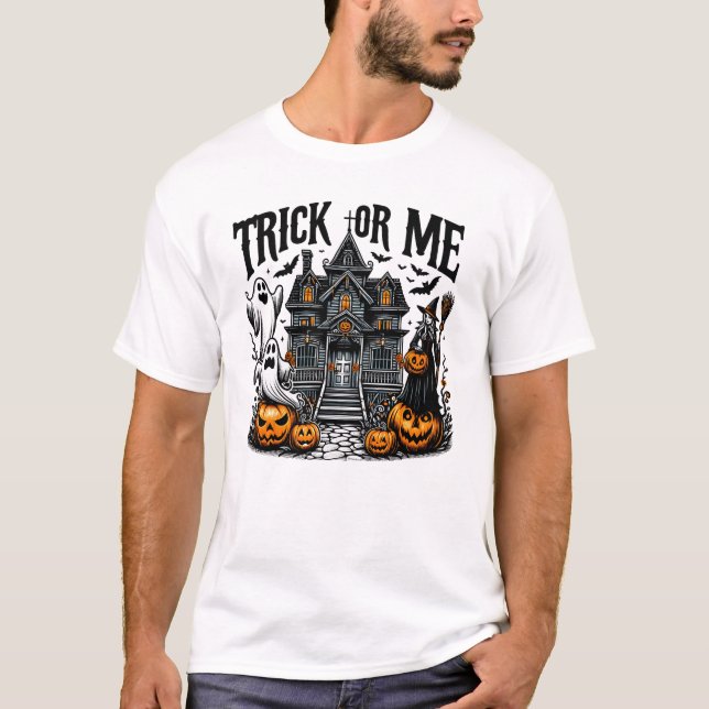 Camiseta Una espeluznante reunión de Halloween en la encant (Anverso)