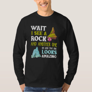 Camiseta Una espera divertida veo otra geología de rock