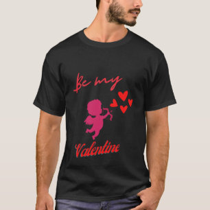 Camiseta Una Estética Cupido, Sé Mi Corazón Rojo De San Val