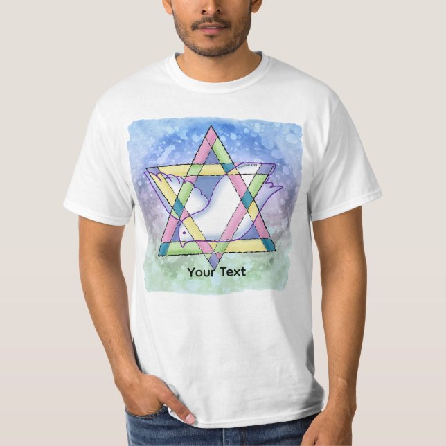 Camiseta Una estrella de David (Anverso)
