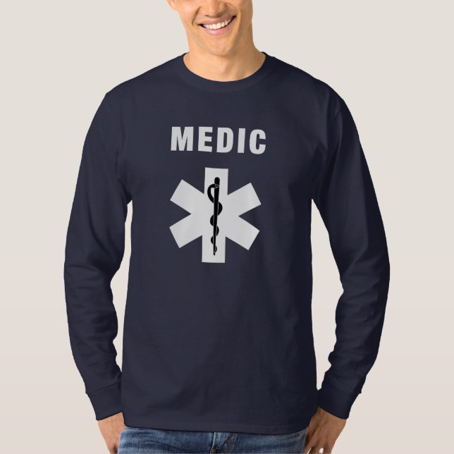 Camiseta Una estrella del médico de la vida (Anverso)