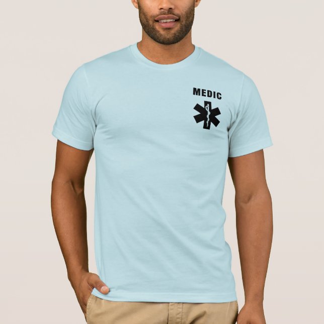 Camiseta Una estrella del médico de la vida (Anverso)