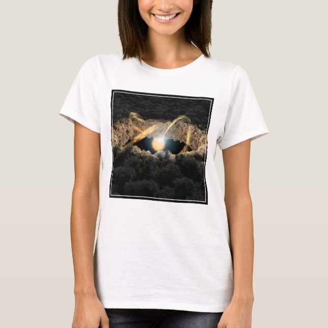 Camiseta Una Estrella Rodeada De Un Disco Protoplanetario (Anverso)