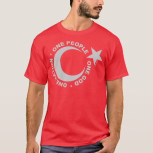 Camiseta Una estrella Ummah y un creciente