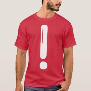 Camiseta una exclamación