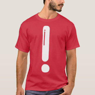 Camiseta una exclamación