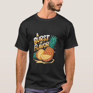 Camiseta Una Explosión De Sabor Fruta Verano Tropical Piña 