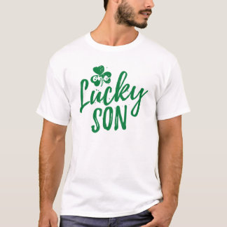 Camiseta Una familia afortunada que coincide con el Día de