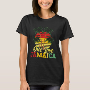 Camiseta Una familia de verano de Jamaica de amor vacacione