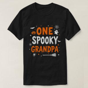 Camiseta Una familia divertida de Halloween coincidiendo co