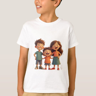 Camiseta una familia feliz