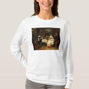 Camiseta Una familia flamenca en la cena