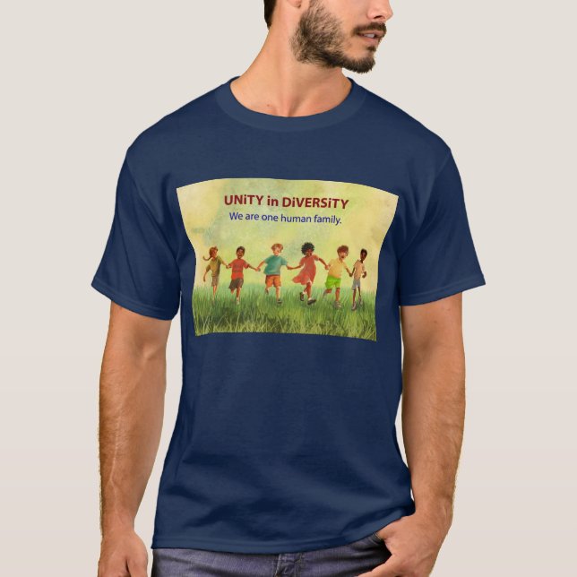 Camiseta Una familia humana (Anverso)