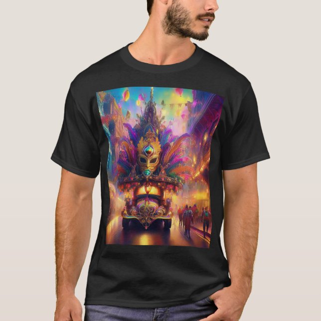 Camiseta Una Fantasía En El Desfile Del Mardi Gras (Anverso)