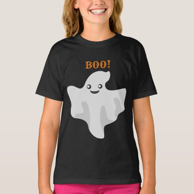 Camiseta Una fantasmal Halloween personalizada (Anverso)