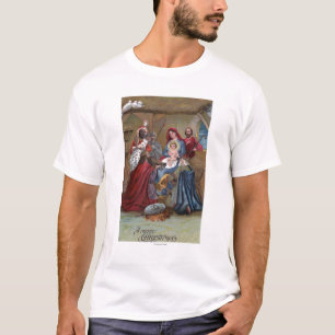 Camiseta Una feliz escena de ChristmasNativity
