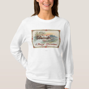 Camiseta Una feliz escena del país de ChristmasA