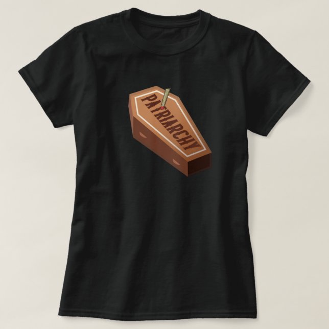 Camiseta Una feminista divertida se lleva el patriarcado (Diseño del anverso)