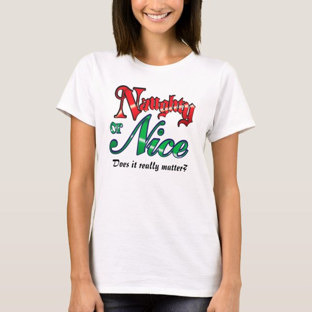 Camiseta Una festividad malvada o agradable (Anverso)