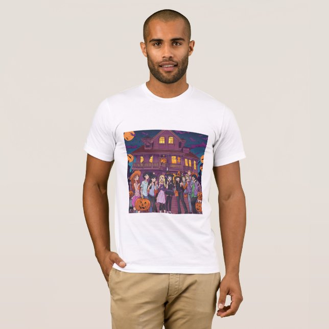 Camiseta Una fiesta gótica de Halloween (Anverso completo)