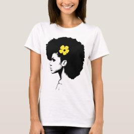 Camiseta Una flor amarilla