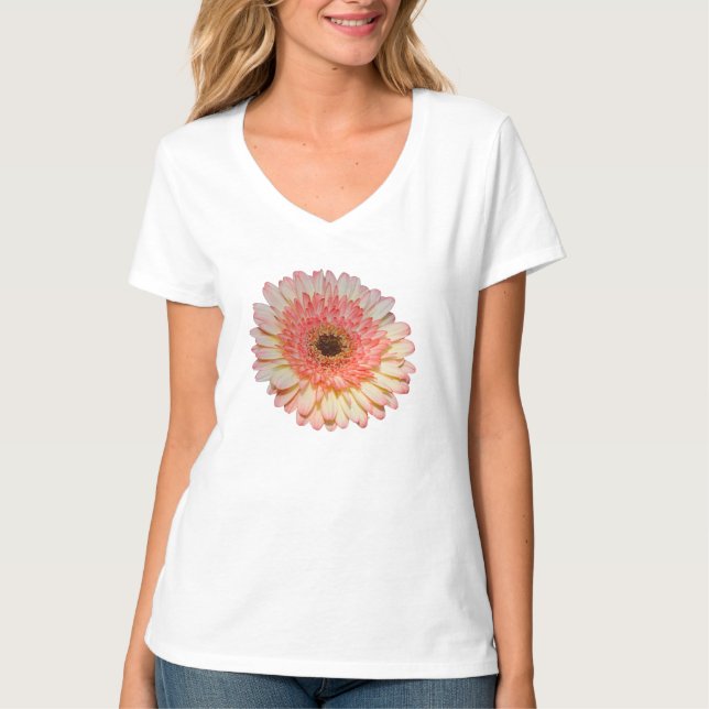 Camiseta Una flor germánica rosa (Anverso)
