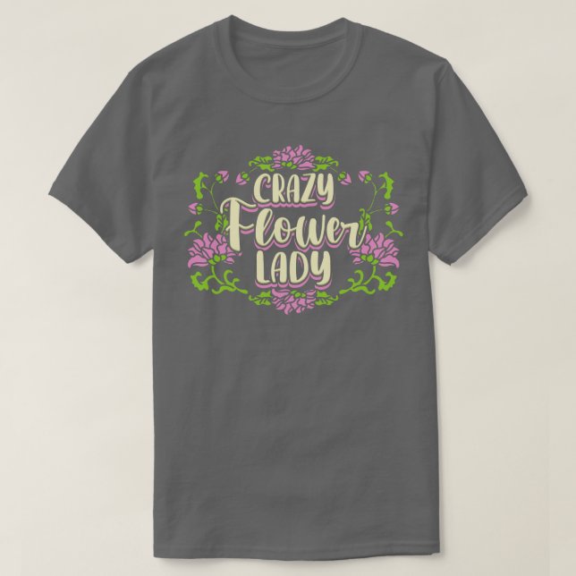 Camiseta Una flor loca (Diseño del anverso)