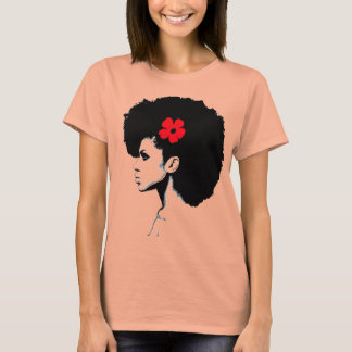 Camiseta Una flor roja