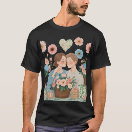 Camiseta 🌸 💖 Una Floreciente Historia De Amor 🌿 ✨