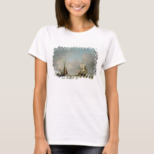 Camiseta Una fragata en agua tranquila