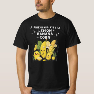 Camiseta Una Frienship Fiesta Lemon Banana Y Corn