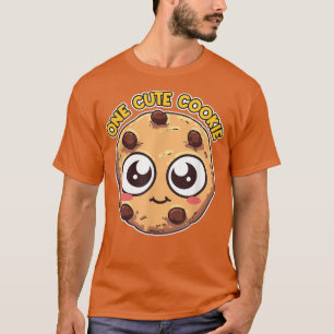 Camiseta Una galleta de chocolate kawaii graciosa