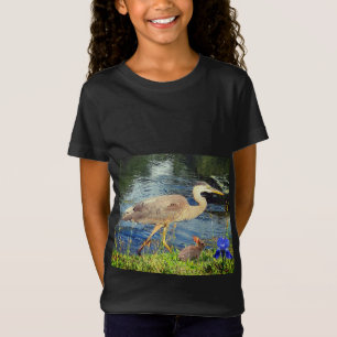 Camiseta Una garza azul
