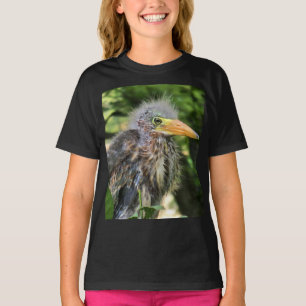 Camiseta Una garza verde