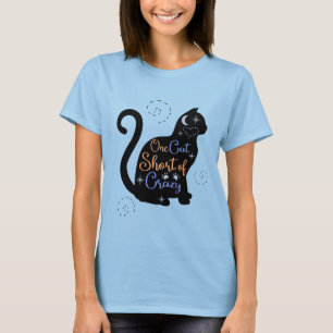 Camiseta Una gata, una chica loca y loca