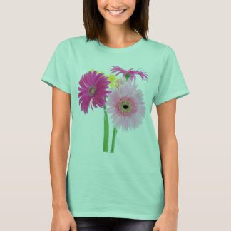 Camiseta Una Gerbera Rosa