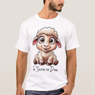 Camiseta Una graciosa oveja personalizado demasiado gallina