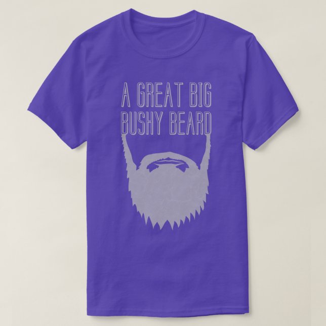Camiseta Una gran barba de peluche 2 (Diseño del anverso)