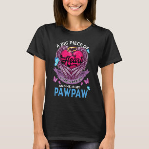 Camiseta Una Gran Parte De Mi Corazón Vive En El Cielo Y Él